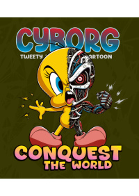 Ciborg Piolín Vector